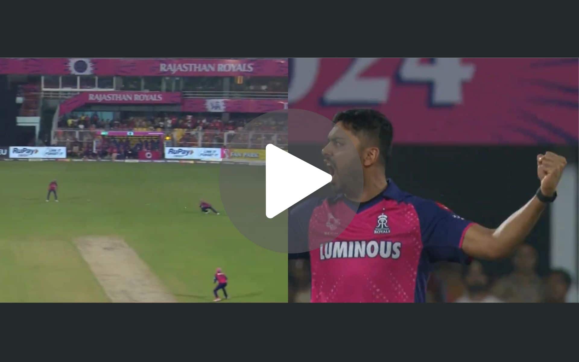 [Watch] Avesh Turns 'Johnny Bravo' After Jaiswal's Sharp Low Catch Ends In-Form Rossouw